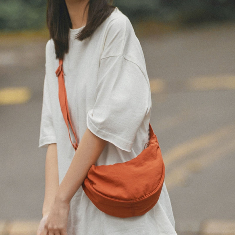 Casual Nylon Hobos Crossbody Bag for Women Men Shoulder Bags Large Capacity Tote Lady Travel Shopper Bag Female Purses