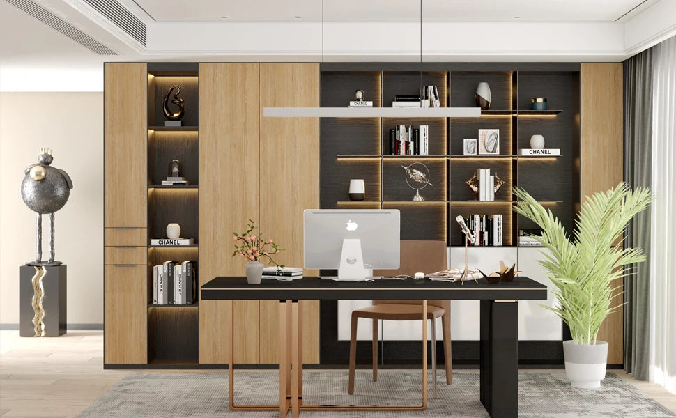 55cm Wide Self Adhesive Wood Grain Vinyl Wallpaper - Waterproof Home Decor Stickers for Door Wardrobe Cupboard Table Furniture