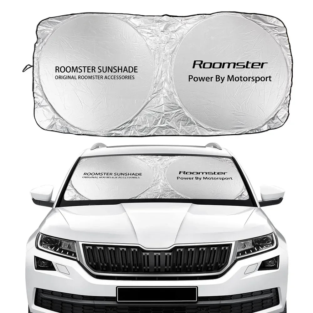 Car Windshield Sunshade Cover Accessories For Skoda Octavia Fabia Rapid Superb Kodiaq Scala Karoq Citigo Kamiq Roomster Enyaq
