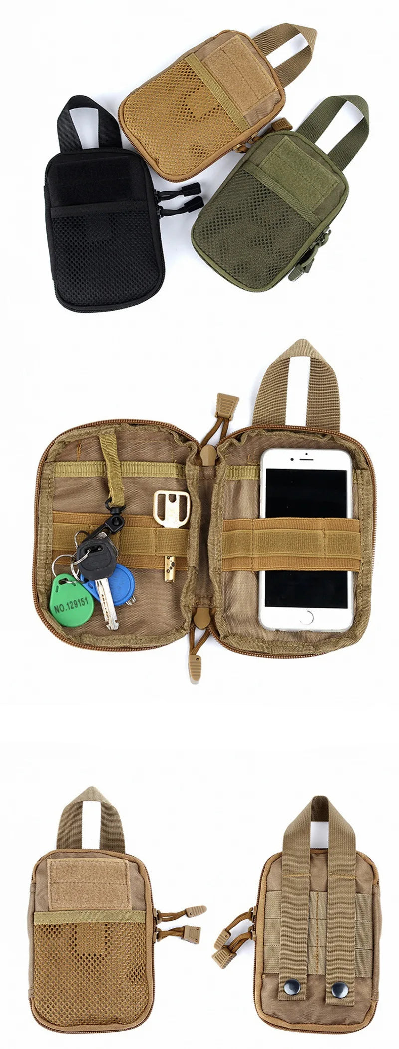 Ophidian Bags Molle Pouches Gear Waist Bag Men Phone Pouch Camping Hunting Accessories Belt Fanny Pack EDC Pack