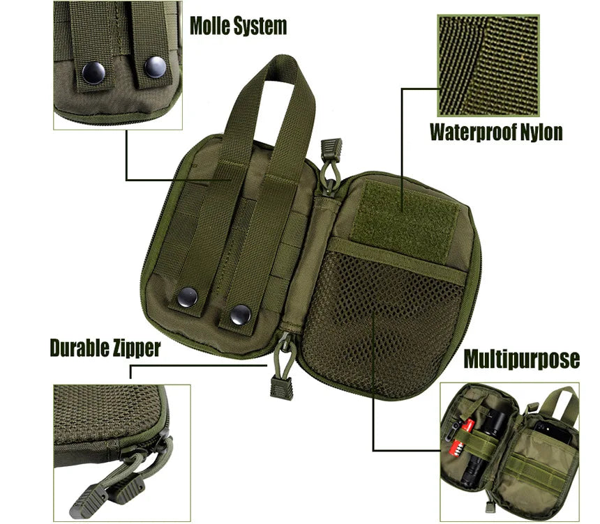 Ophidian Bags Molle Pouches Gear Waist Bag Men Phone Pouch Camping Hunting Accessories Belt Fanny Pack EDC Pack