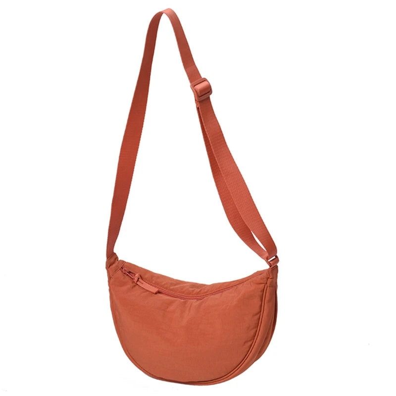 Casual Nylon Hobos Crossbody Bag for Women Men Shoulder Bags Large Capacity Tote Lady Travel Shopper Bag Female Purses