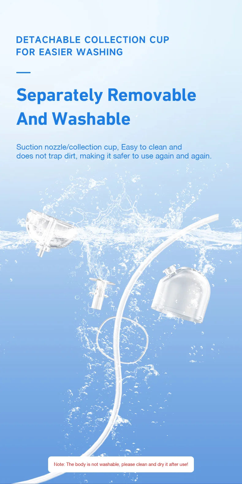 MAMIJOY Baby Nasal Aspirator Electric Nose Cleaner with Built-In Music & Night Light Rechargeable Nose Booger Sucker for Babies