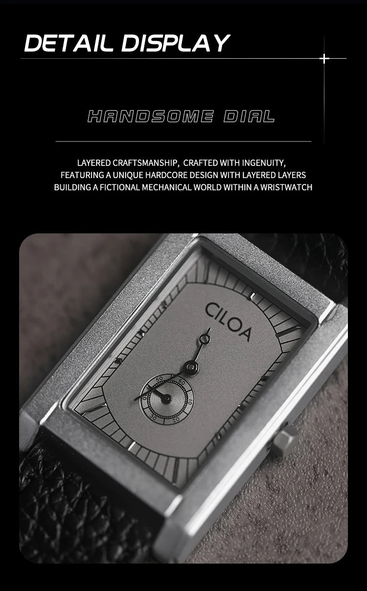 Tank square luxury brands watches for man quartz vintage watch men's automatic movement mechanical male gifts men wristwatches