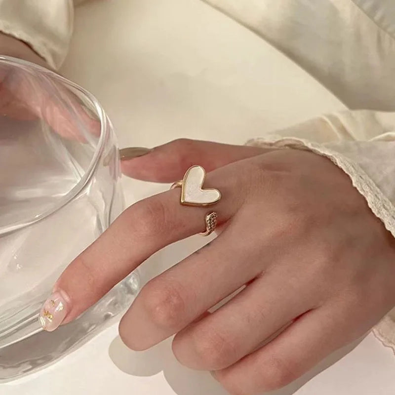 Best Sellers! Open an adjustable Japanese and Korean style love ring