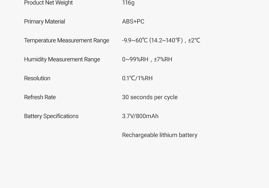 DUKA MOODA Smart Desktop Temperature and Humidity Clock Electric Digital Home Temperature and Humidity Meter Smart Fun Reminder