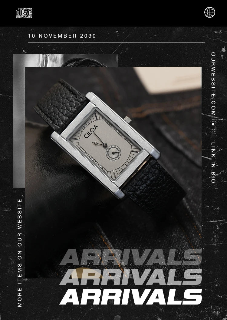 Tank square luxury brands watches for man quartz vintage watch men's automatic movement mechanical male gifts men wristwatches
