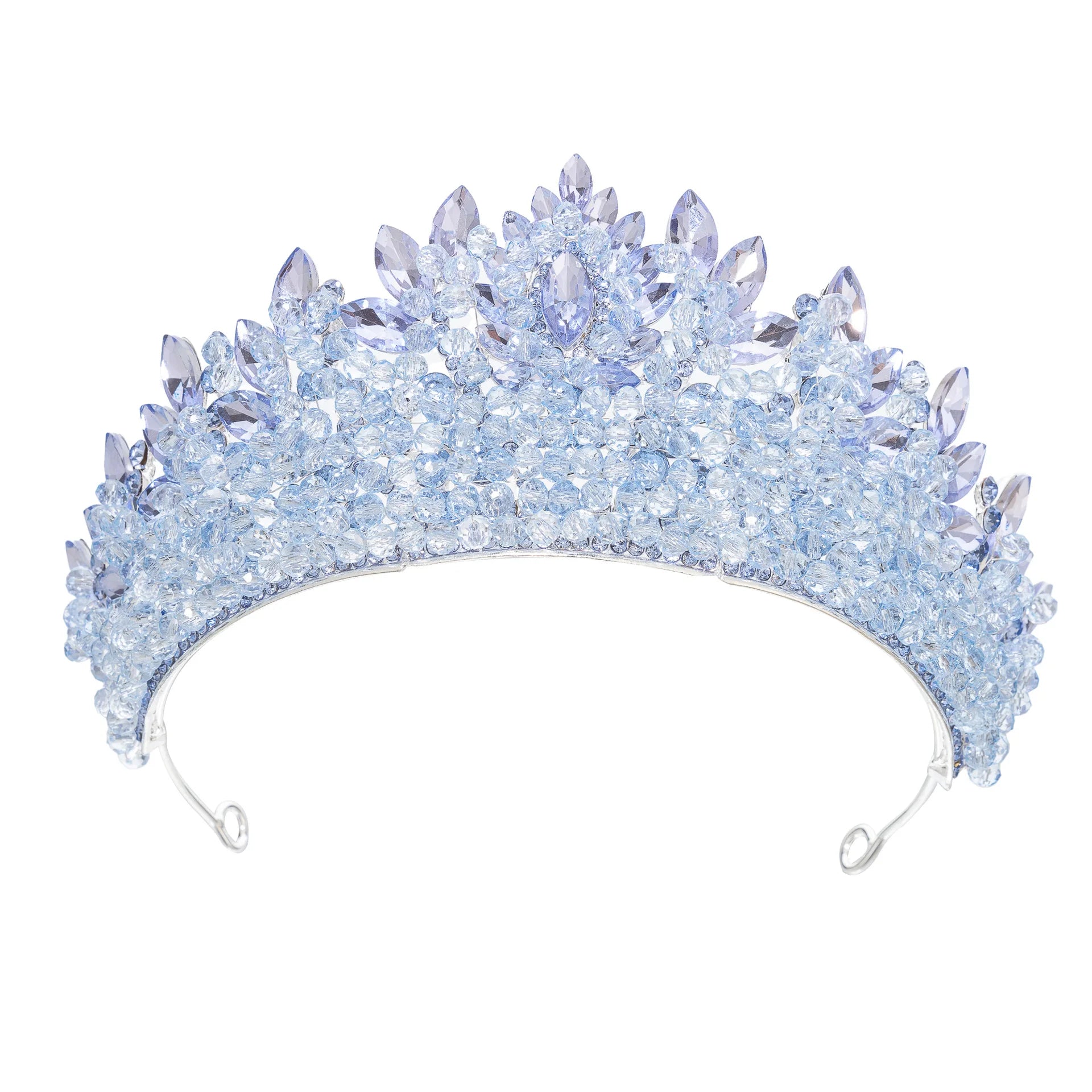 New Arrivals colorful pink crown and headband with beads tiara