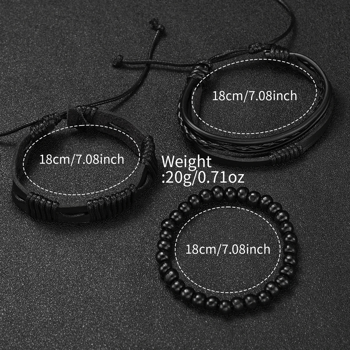 4/5PCS Fashion Men's Watches Man Business Quartz Wristwatch Vintage Leather Bracelets Set Reloj Hombre(Without Box)