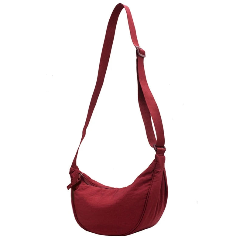 Casual Nylon Hobos Crossbody Bag for Women Men Shoulder Bags Large Capacity Tote Lady Travel Shopper Bag Female Purses