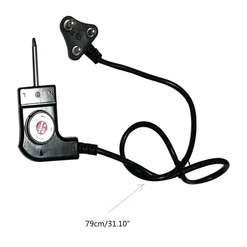 Electric Griddle Heat Control Power Cord US/UK/EU/CN Plug Strong Connection