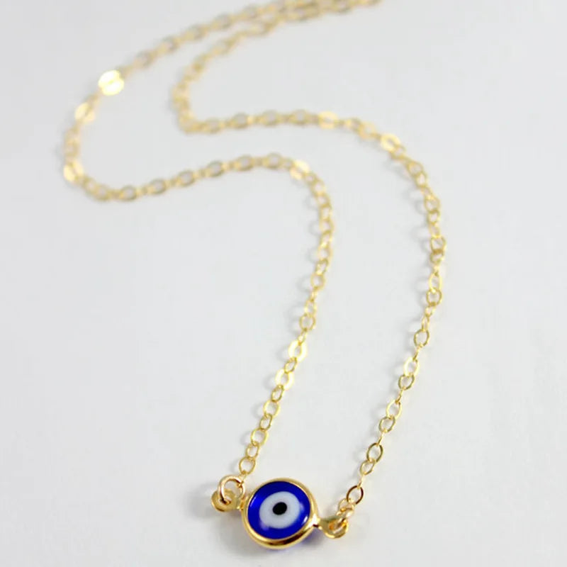 Best Sellers! Türkiye Devil's Eye Versatile Blue Eye Collar Chain Girl