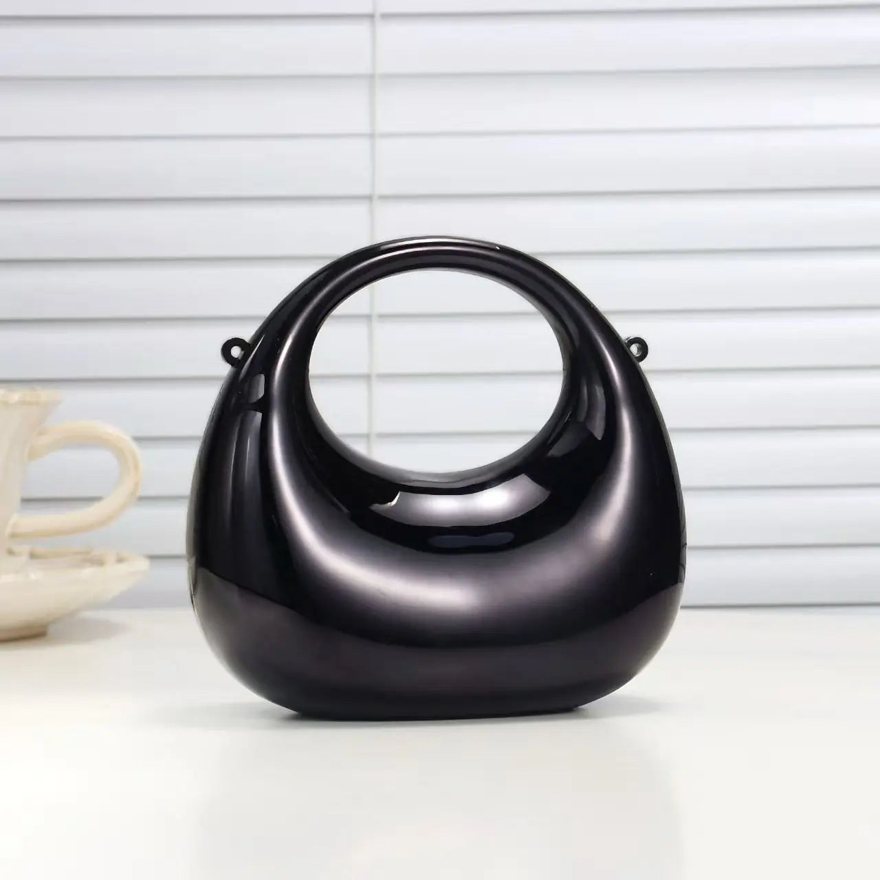Mini Golden Evening Bag Purses and Handbags Luxury Designer Shoulder Bags Funny Shape Party Wedding Acrylic Shiny Clutch Purse