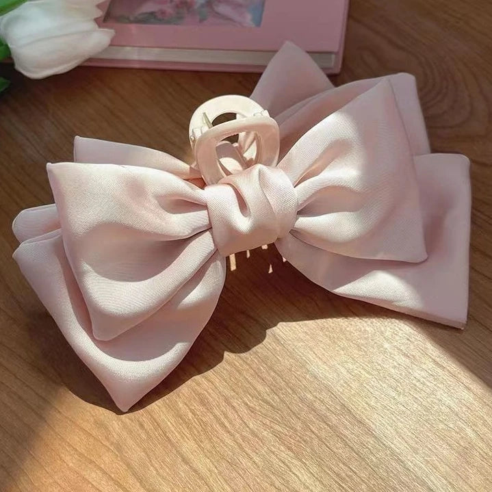 Lily Flower Grasp Clip Fresh Sweet Beach Flowers Claw Barrettes Acetic Acid Hair Clip Hair Commuter Side Hair Accessories