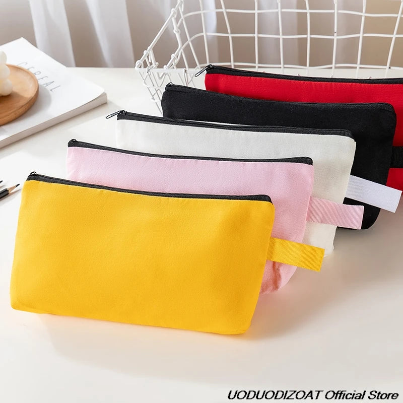 1/2/3/5/10pcs Colorful Makeup Zipper Bags 25×13×4.5cm Multi-Purpose Pencil Pouch for Travel Cosmetics Stationery Daily Storage