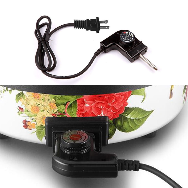 Electric Griddle Heat Control Power Cord US/UK/EU/CN Plug Strong Connection