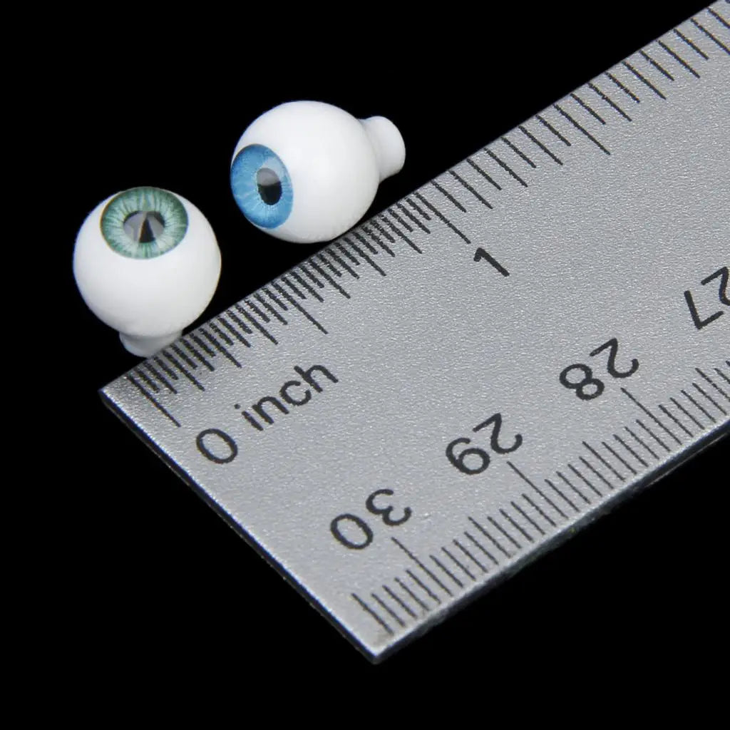 New Arrivals 2015 4 Pairs Round Acrylic Doll Eyes Eyeballs Accessories 10mm