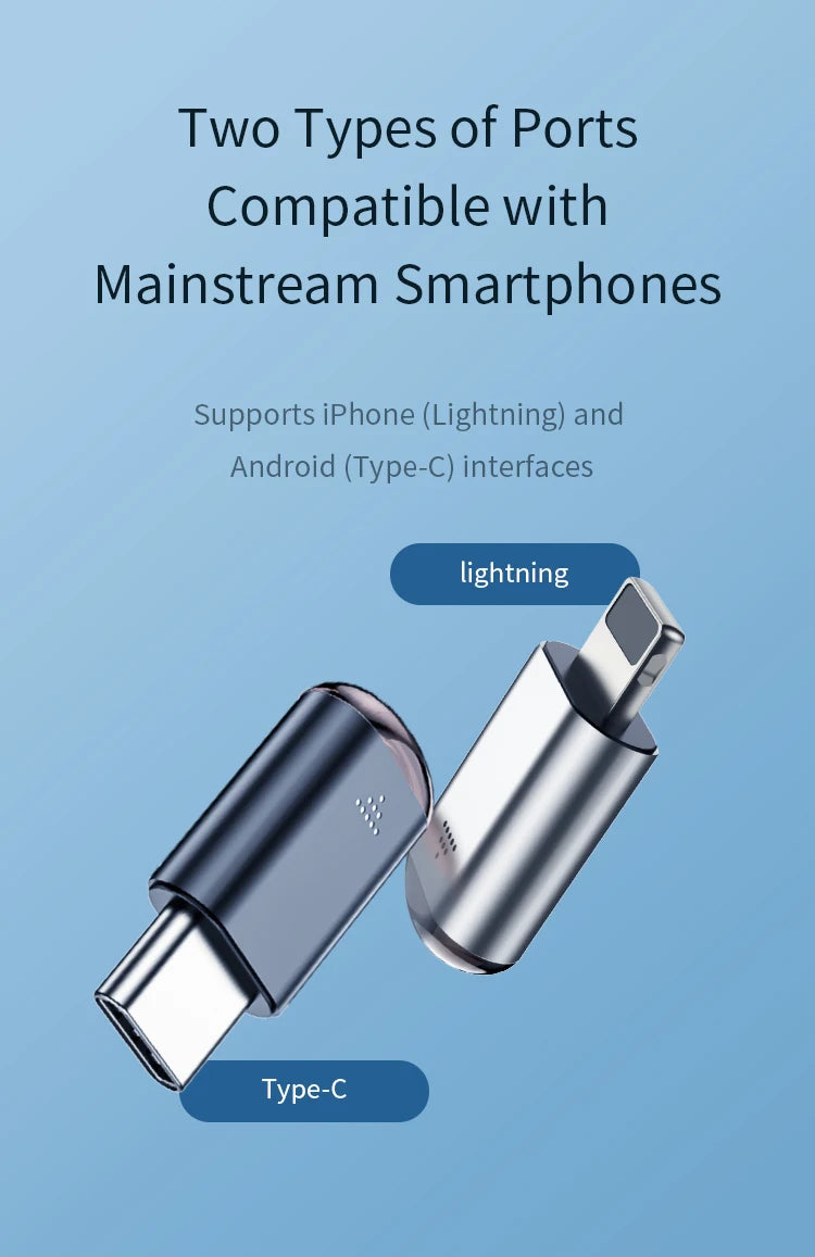 HOMEFISH Type C Smartphone Infrared Transmitter Control Smart App Control Adapter Infrared Remote Suitable for Television