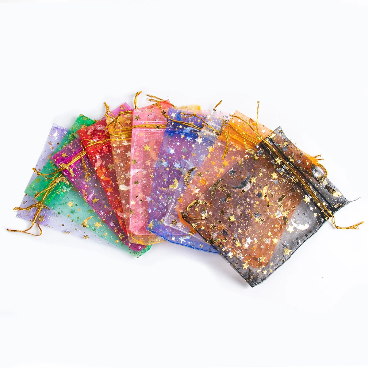 50pcs 7x9cm Gift Organza Bags Drawable Wedding Party Decoration Gift Bags Wedding Birthday Party Candy Gift Bags Packaging
