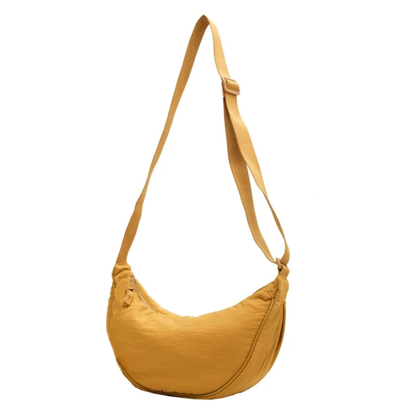 Casual Nylon Hobos Crossbody Bag for Women Men Shoulder Bags Large Capacity Tote Lady Travel Shopper Bag Female Purses