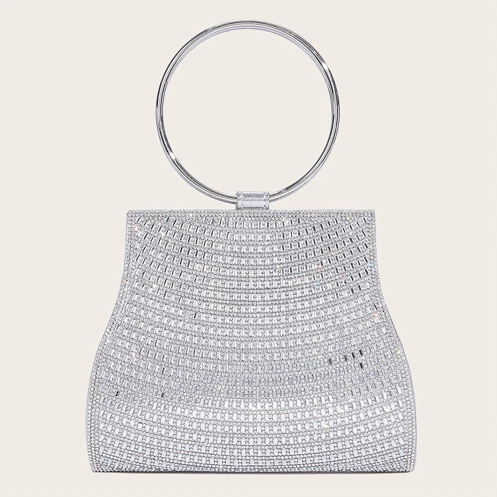 Women's Diamond Handbags Rhinestones Evening Bags Bridal Stones Clutch Purse Lady Clutches Bags Party Wedding Evening Bag Female