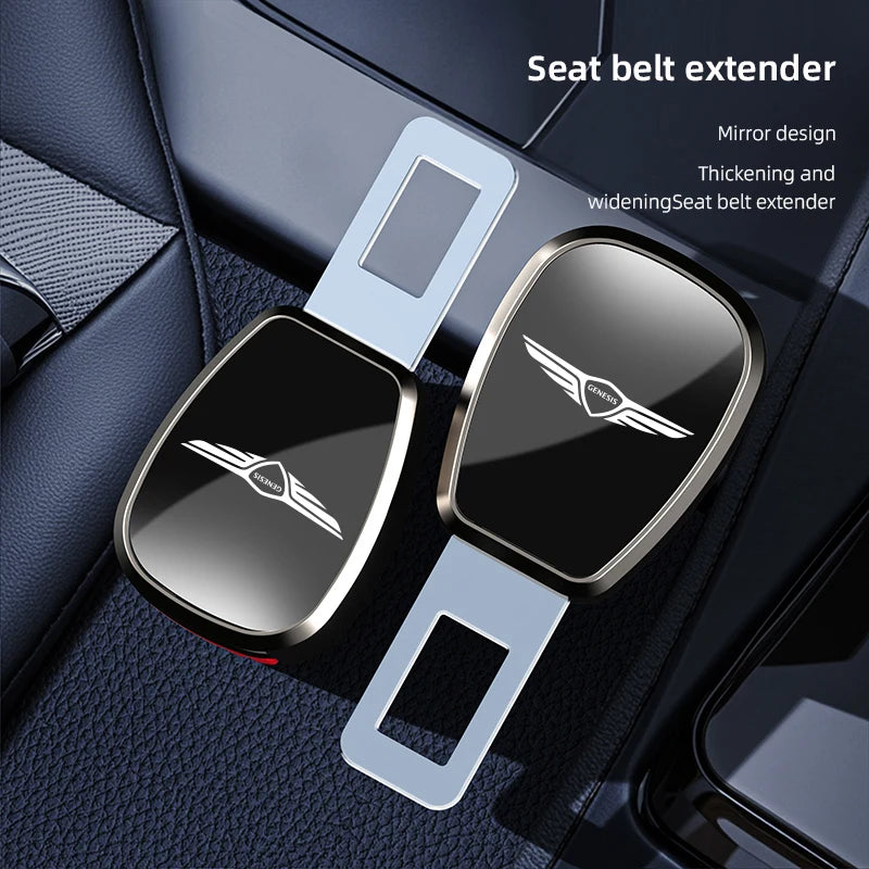 Car Interior Seat belt Clip Metal Extenders Car Accessories For Genesis G80 GV70 GV80 GV60 G70 Essentia Neolun G90 GV90 X