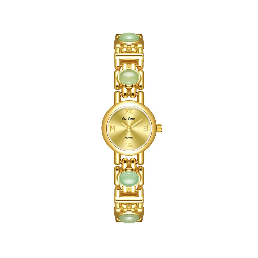Light Luxury Women's Watches Aurora Natural Shell High Quality Bracelet Quartz Wristwatch Roman Numerals Round Dial Woman Watch