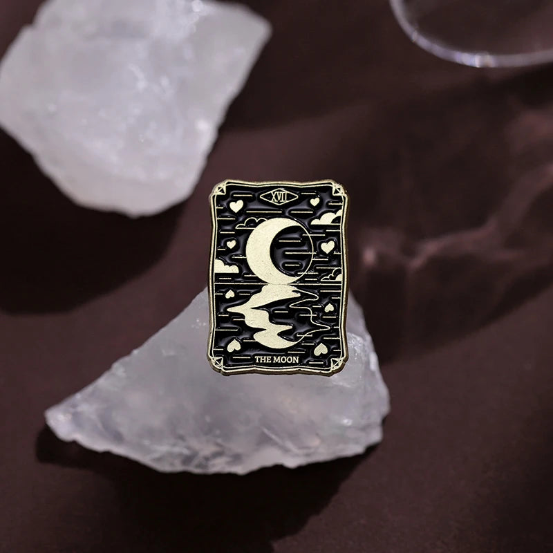 Best Sellers Enamel Pins Custom Set Anime Tarot Oil Painting Frog Witch Brooches Lapel Badges Punk Goth Jewelry