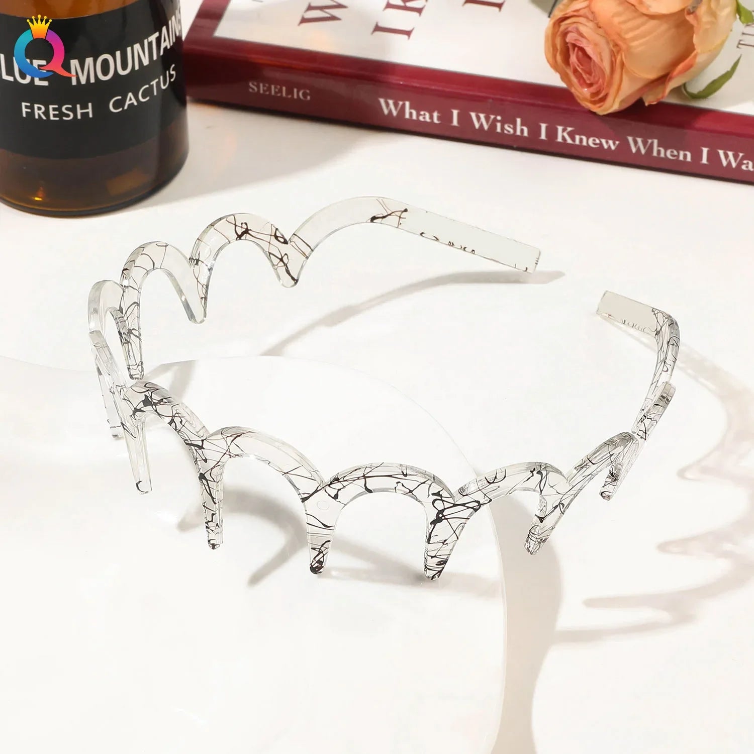 Fashion Wave Headbands for Women Solid Color Toothed Non-slip Hair Bands Girl Face Wash Sports Hairbands Hair Accessories