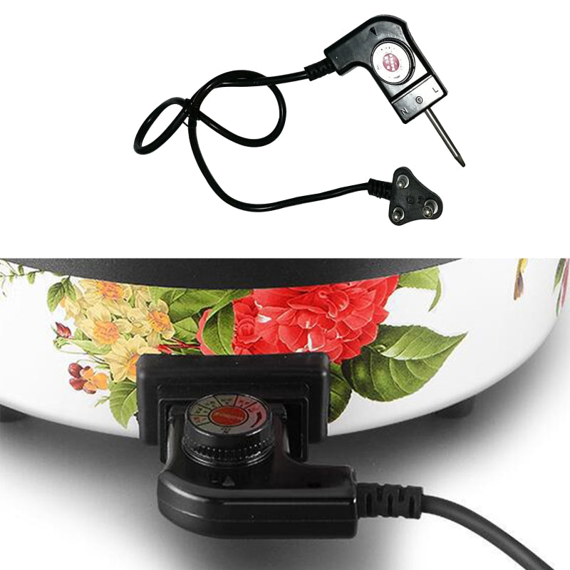 Electric Griddle Heat Control Power Cord US/UK/EU/CN Plug Strong Connection