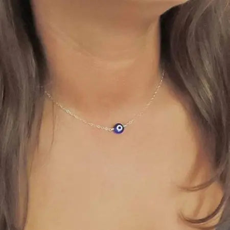 Best Sellers! Türkiye Devil's Eye Versatile Blue Eye Collar Chain Girl