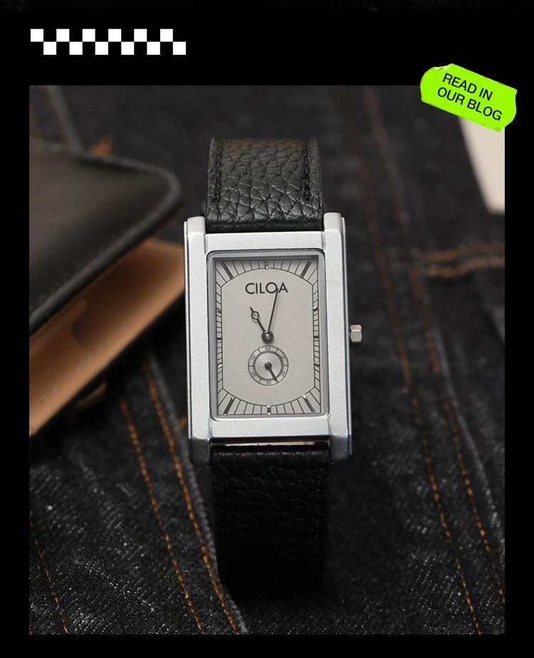 Tank square luxury brands watches for man quartz vintage watch men's automatic movement  mechanical male gifts men wristwatches