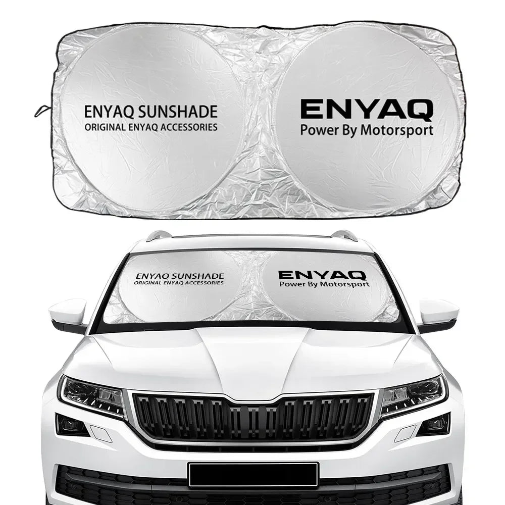 Car Windshield Sunshade Cover Accessories For Skoda Octavia Fabia Rapid Superb Kodiaq Scala Karoq Citigo Kamiq Roomster Enyaq