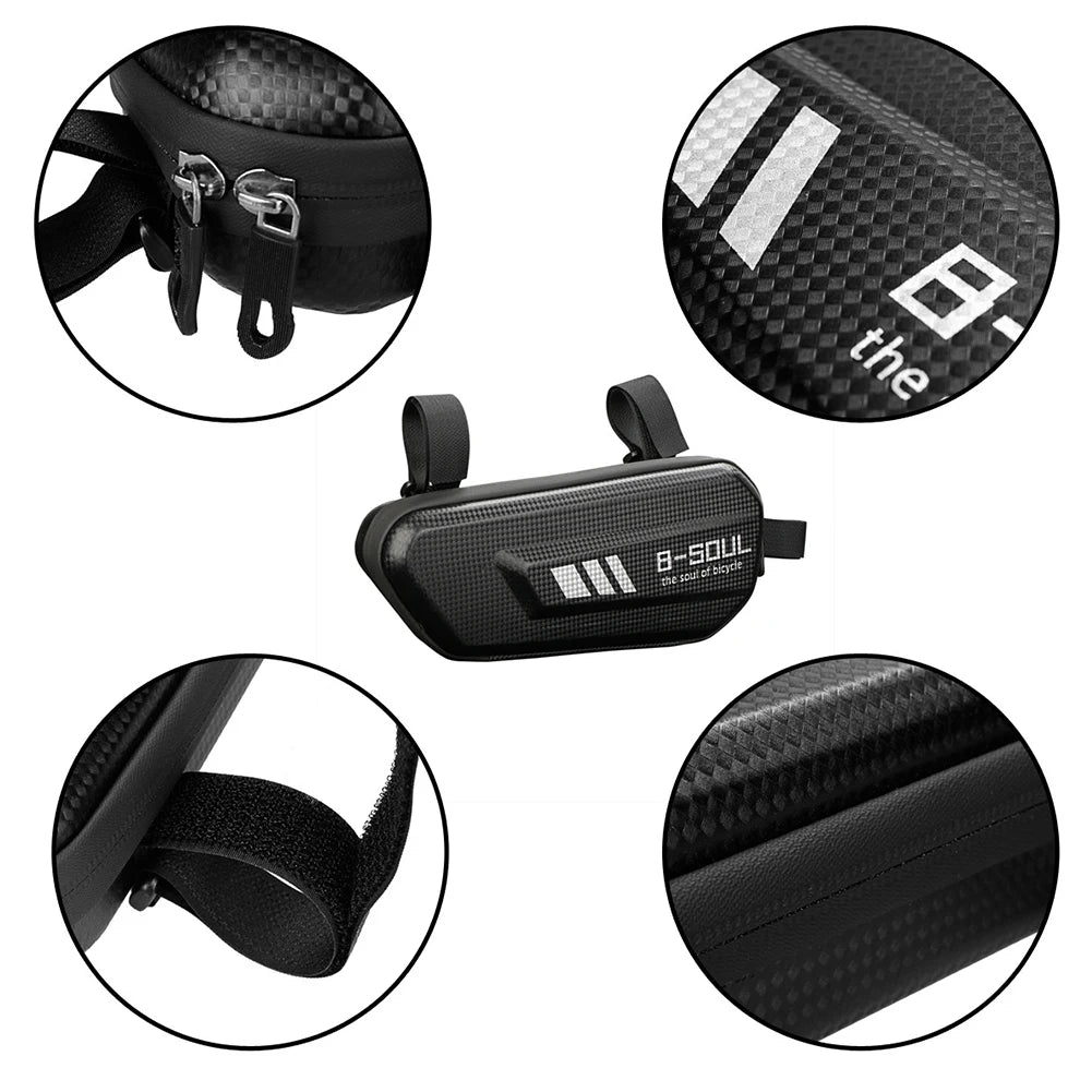 Waterproof Motorcycle Frame Packages Hard Shell Side Package Cycling Accessories Hard Bicycle Bags Triangle Pouch