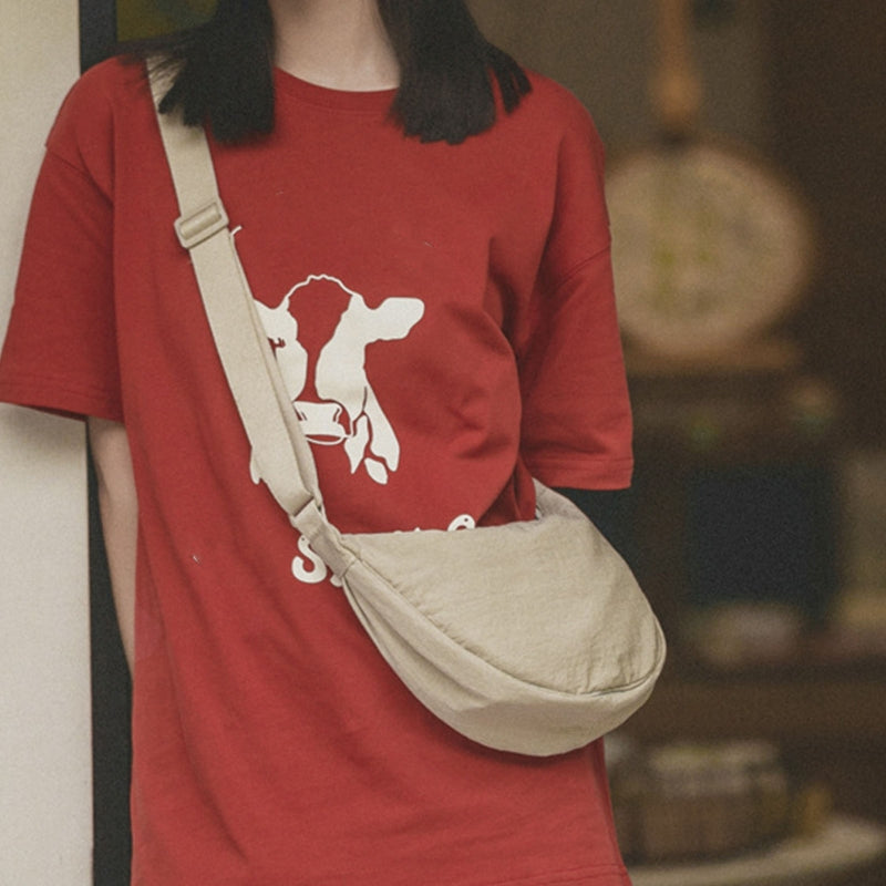 Casual Nylon Hobos Crossbody Bag for Women Men Shoulder Bags Large Capacity Tote Lady Travel Shopper Bag Female Purses
