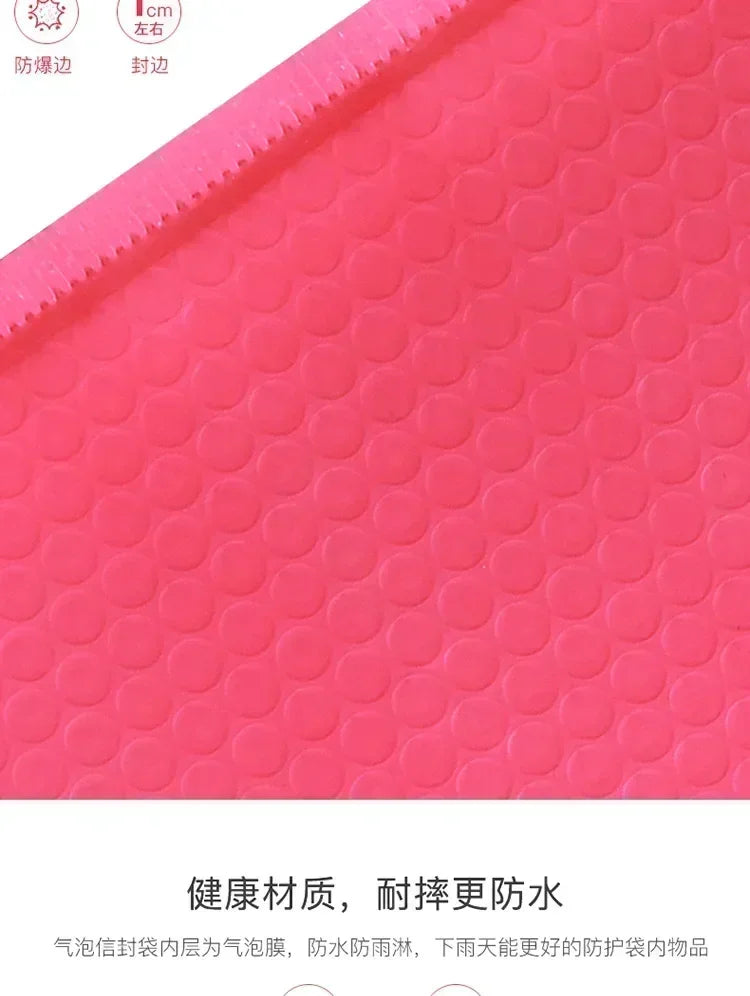10pcs/bag Color Bubble Envelope Bag Express Package Foam Bag Matte Co Extruded Film Bubble Bag