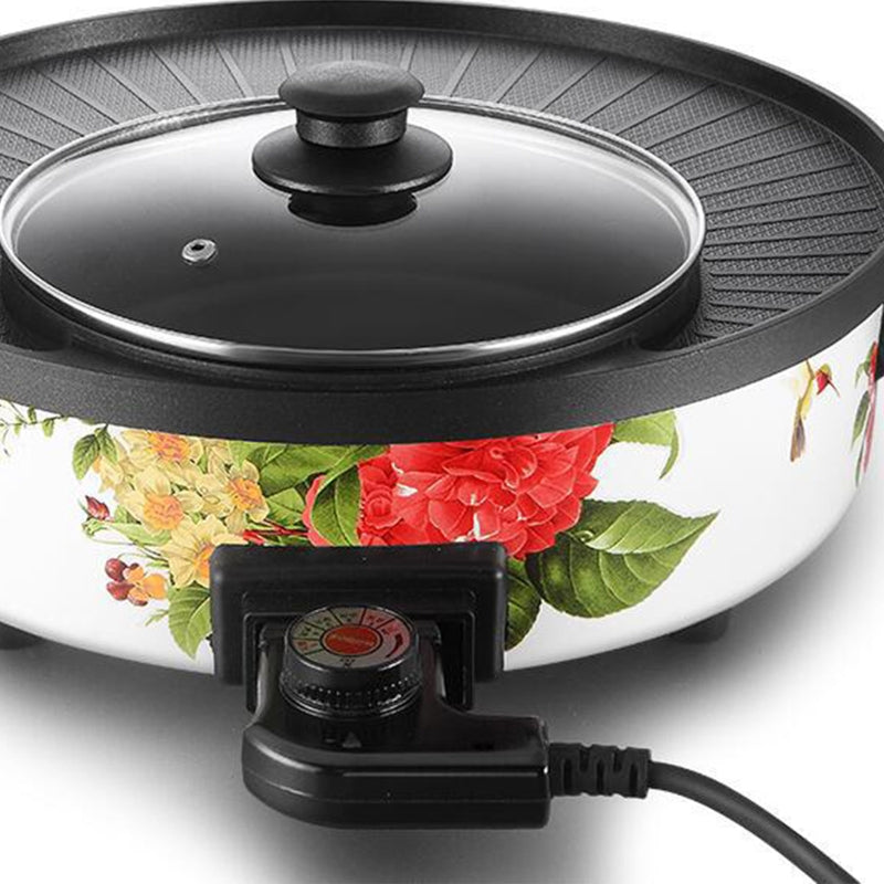 Electric Griddle Heat Control Power Cord US/UK/EU/CN Plug Strong Connection