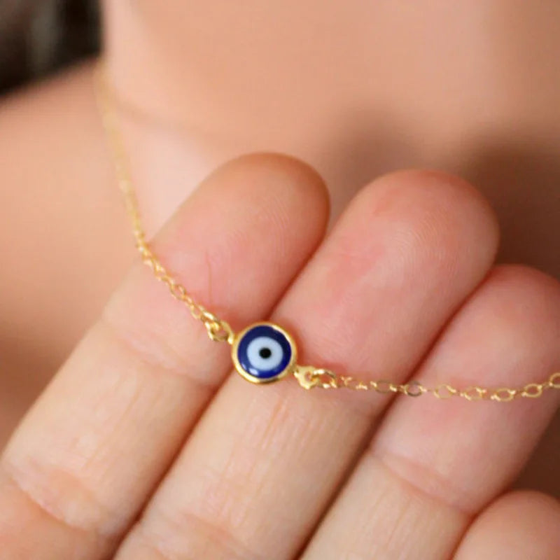 Best Sellers! Türkiye Devil's Eye Versatile Blue Eye Collar Chain Girl