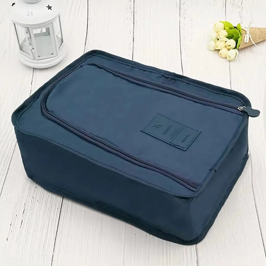Portable Shoe Bags Travel Holds Multifunction Waterproof Folding Storage High Capacity Shoe Pouch Organizer