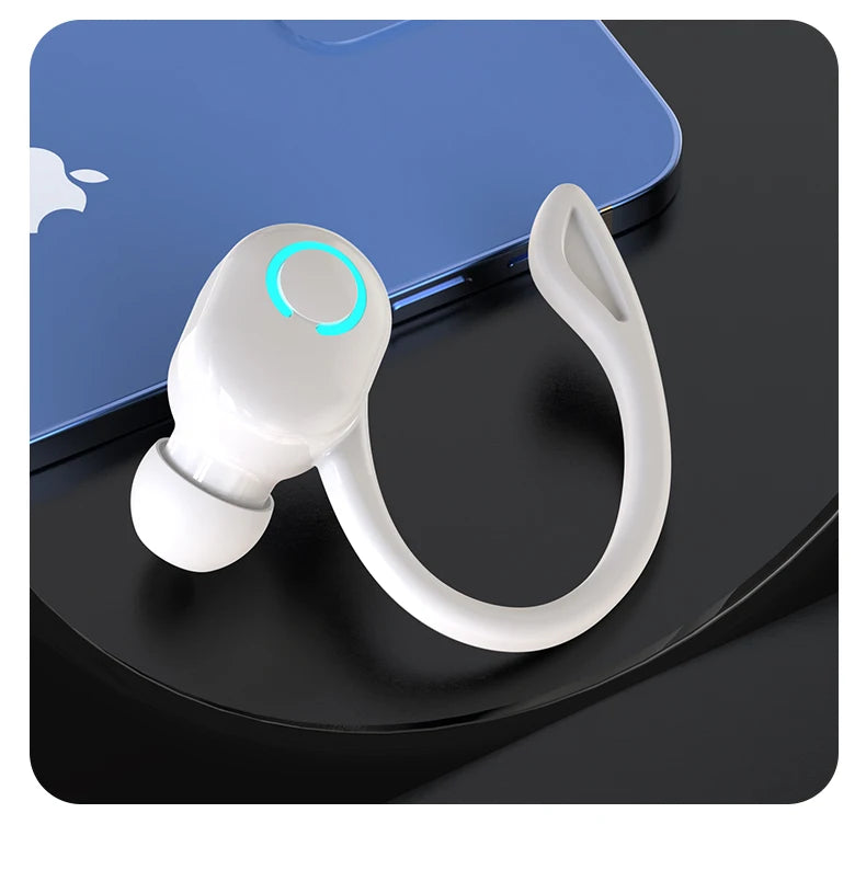 Wireless Bluetooth Earphones HIFI Bass With HD MIC Ear-Hook Earbuds Noise Cancelling Life Waterproof Game Sports Music Headsets